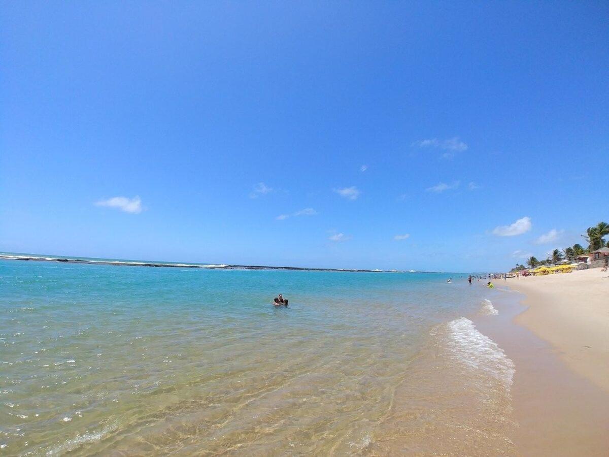 Appartement Areias do Mar Sunset - Apê Frente Mar Pet Friendly à Barra de São Miguel Extérieur photo