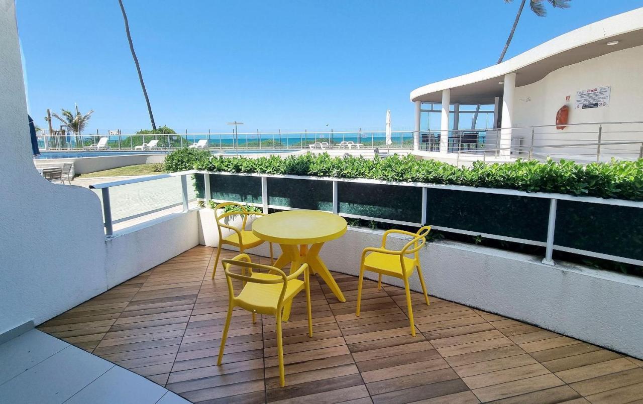 Appartement Areias do Mar Sunset - Apê Frente Mar Pet Friendly à Barra de São Miguel Extérieur photo