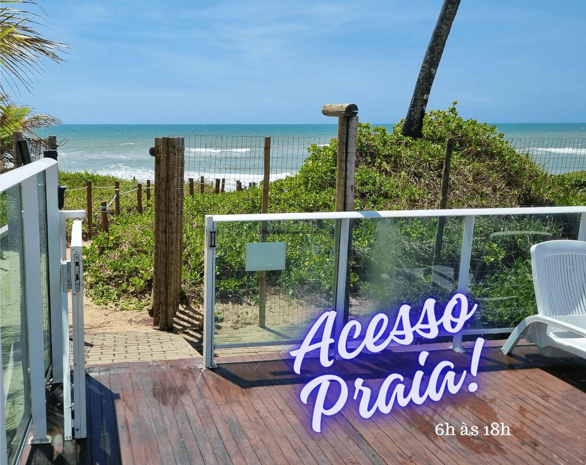 Appartement Areias do Mar Sunset - Apê Frente Mar Pet Friendly à Barra de São Miguel Extérieur photo